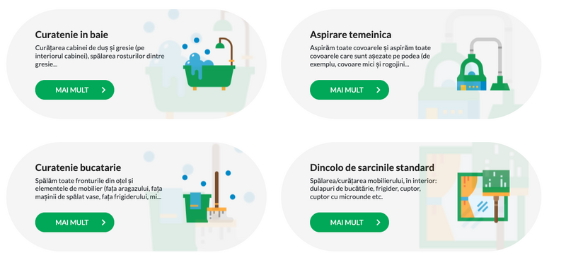 Servicii de curatenie imobile/case/apartamente